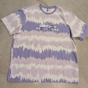 Adidas Adventure Lavender Tie-Dye Tee